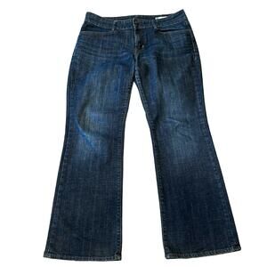 GAP Women's Mid Rise Curvy Bootcut Jean Atlantic Blue Size 12